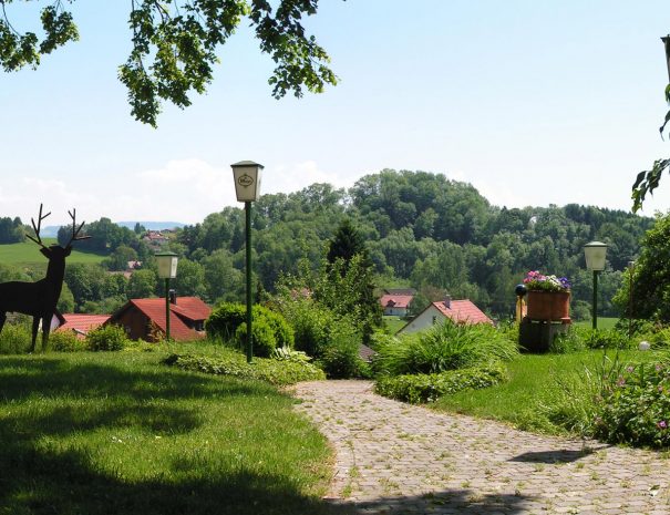 Unter der Linde im Sommer